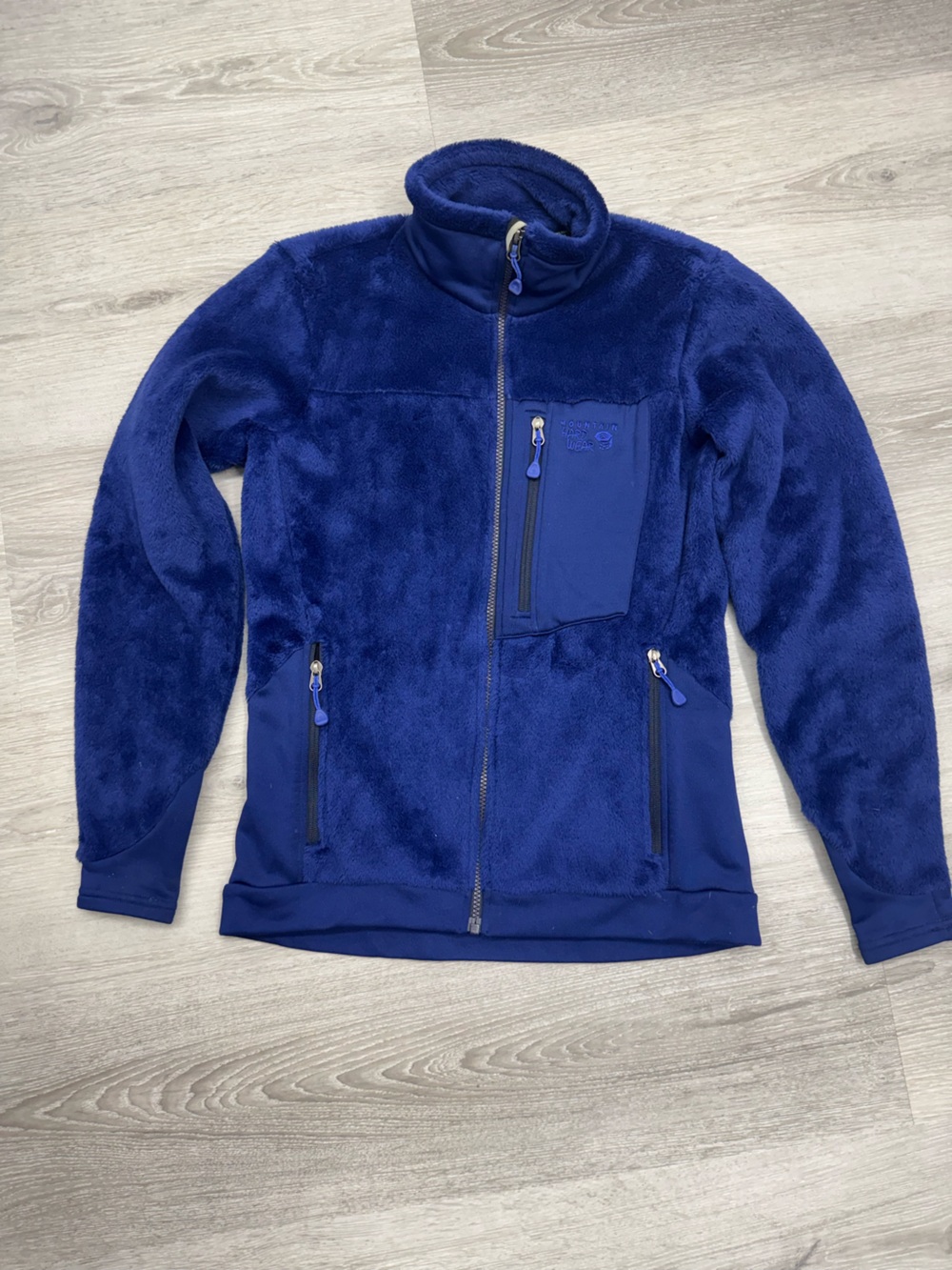 Mountain Hardware Fleece Jacket Size M Blue